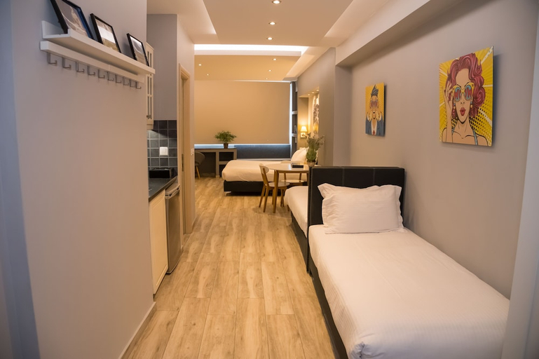 Bedroom 2, Connect Studios & Apartments, Attica