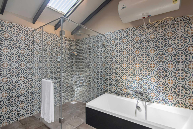 Bathroom, StayVista at Penthouse @ Mawi Summers, North Goa