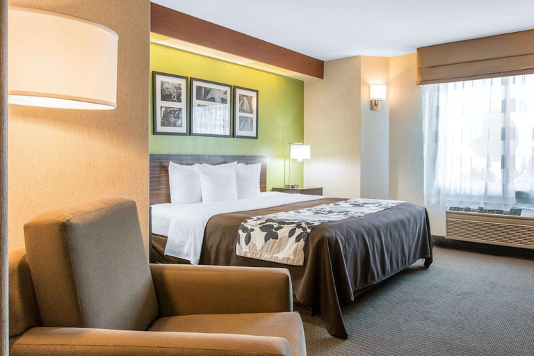 Bedroom 2, Sleep Inn & Suites Oregon - Toledo, Lucas