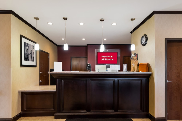Public Area, Red Roof Inn Pecos, Reeves