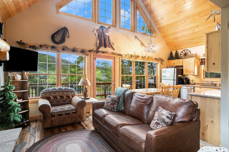 Living area 1, Solitude Condos - Estes Park CO, Larimer