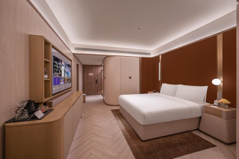 Bedroom 2, Crystal Orange Hotel Nanjing Pukou Research and Creation Park, Nanjing