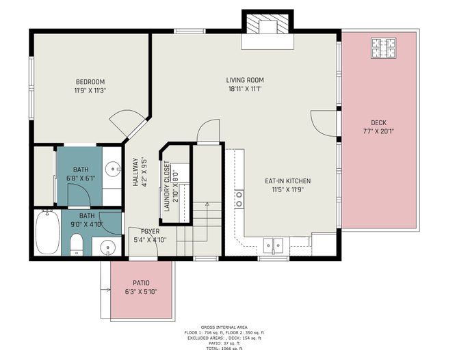 Floor plan 5, Solitude Condos - Estes Park CO, Larimer