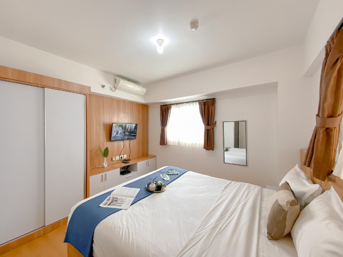 Bedroom 2, Comfy Elegant 2BR The Wave Kuningan By Travelio, Jakarta Selatan