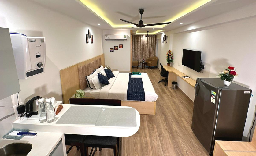Bedroom 3, Shyam Nagar Apartments, Jaipur