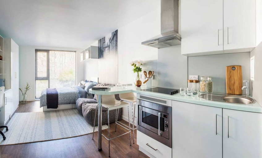 Private kitchen 2, Student Only Gateway Apartments, Edinburgh