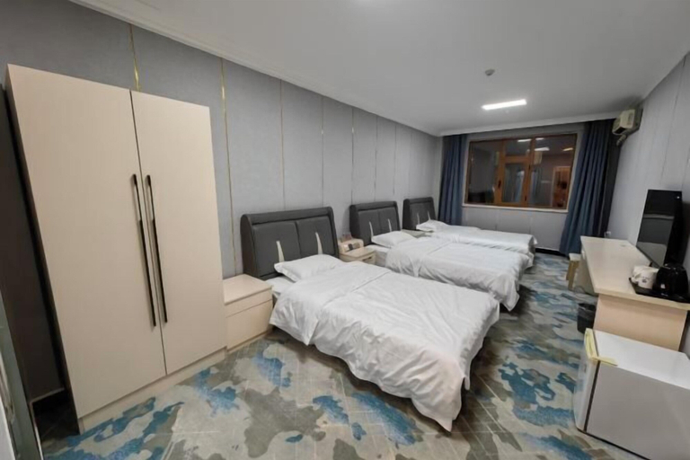 Bedroom 2, Zihao Hotel (Hunchun Yifen), Yanbian Korean