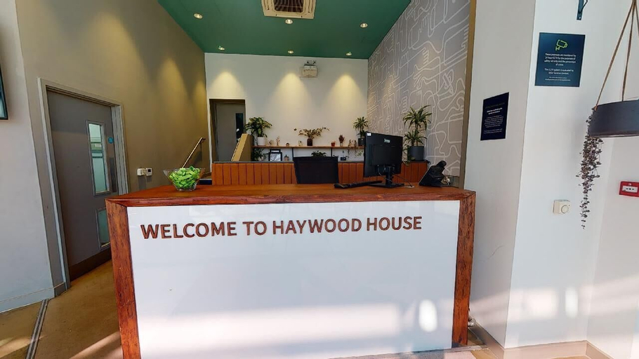 Concierge desk, Student Only Haywood House, London