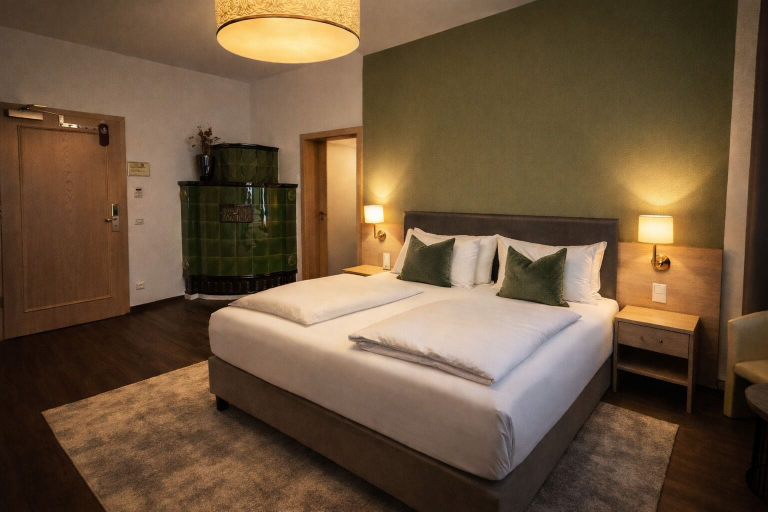 Bedroom 3, Hotel Bayrischer Hof, Heidelberg