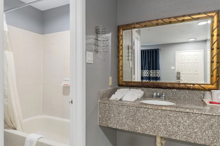 Bathroom 5, Golden Inn Dallas by Hotel O, Dallas