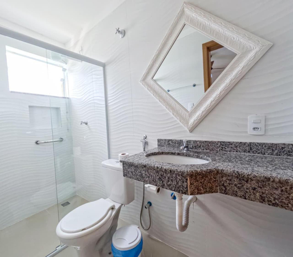 Bathroom 4, Hotel Santo Afonso, Aparecida