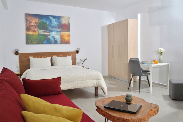 Bedroom 4, Sun Day Apts Free Airport Shuttle, Attica