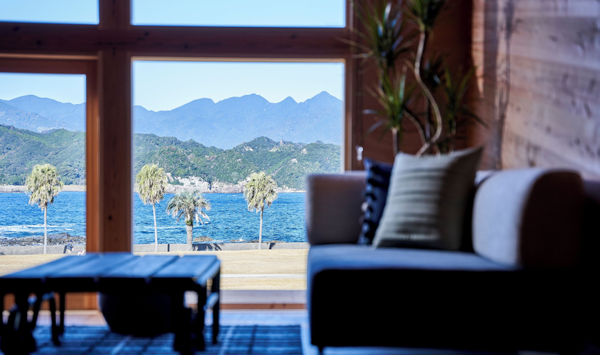 View from property, glampoceanluxe umikumano, Taiji