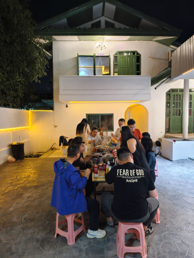Outdoor dining, Handora Cultural and Creative Hotel, Vientiane