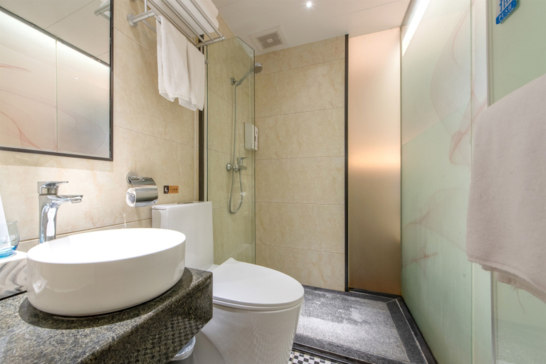 Bathroom 4, Winsome Hotel Guangzhou Tianhe Huajing Road Metro Branch, Guangzhou
