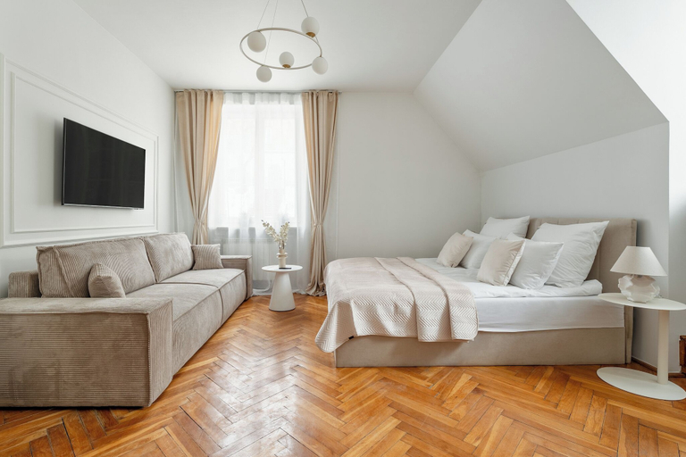 Living area 5, Old Town & Riverside Brzozowa Apartment by Downtown Apartments, Warsaw