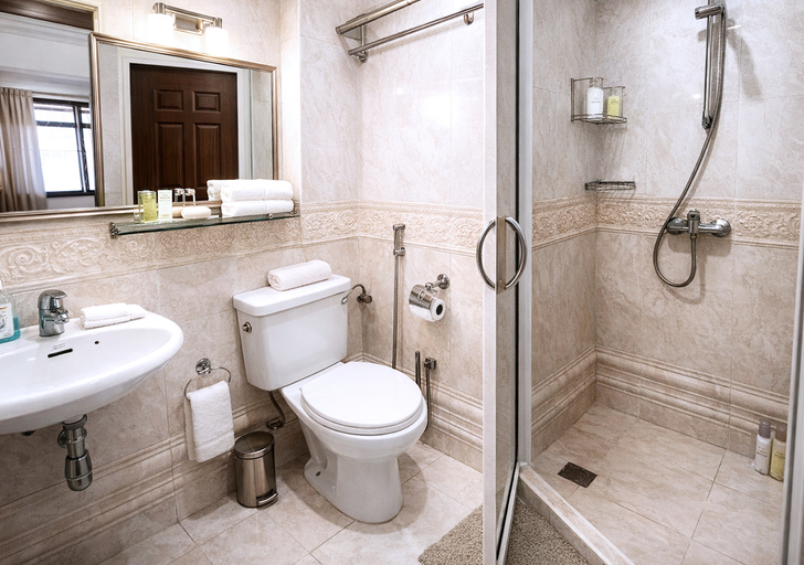 Bathroom 3, Advent Villa - just 80 meters to Penang Adventist Hospital, Pulau Penang