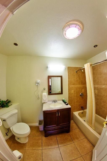 Bathroom 5, Palm Tropics Motel, Los Angeles