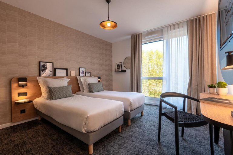 Bedroom 3, Nemea Appart Hotel La Boetie Bordeaux Pessac, Gironde