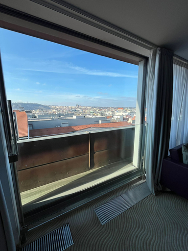 City view from property 5, Wenceslas Hotel & Apartments, Praha 1