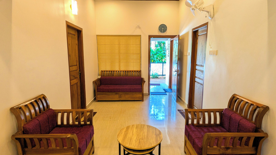 Living area 2, Mamoksha Riverdale, Wayanad