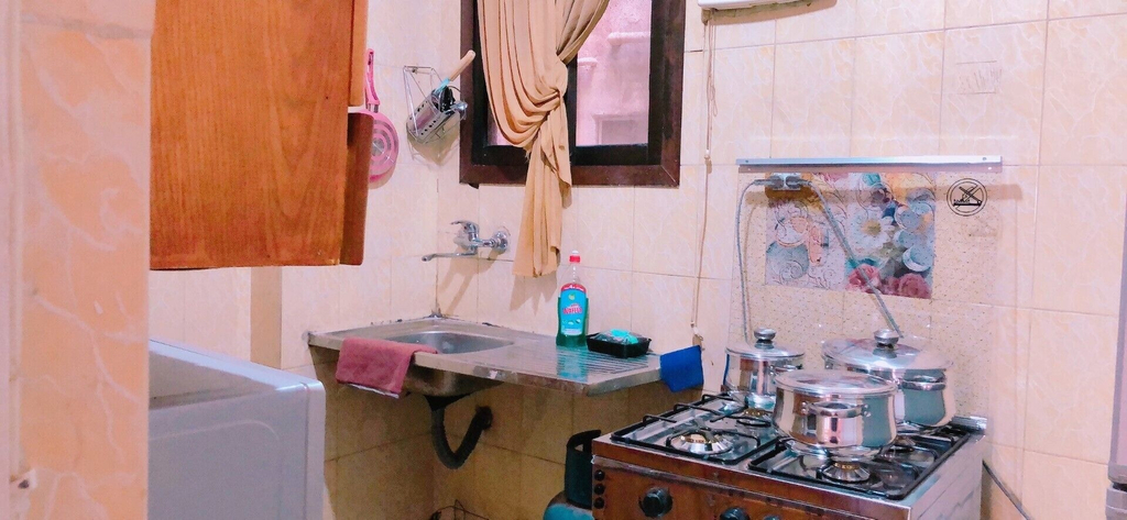 Private kitchen, Cozy apartment Maadi Ring Road &smart TV, Al-Basatin
