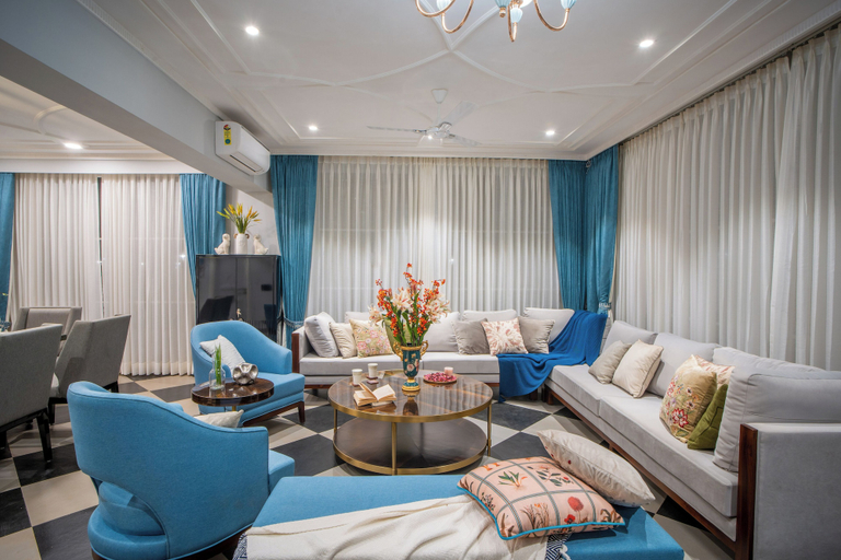 Living area 5, ELIVAAS Prive Suntuarios Casa Ivy 4 BHK, North Goa