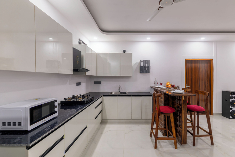 Private kitchen 2, Alaya Stays Krishna Farm With Pool, Gautam Buddha Nagar