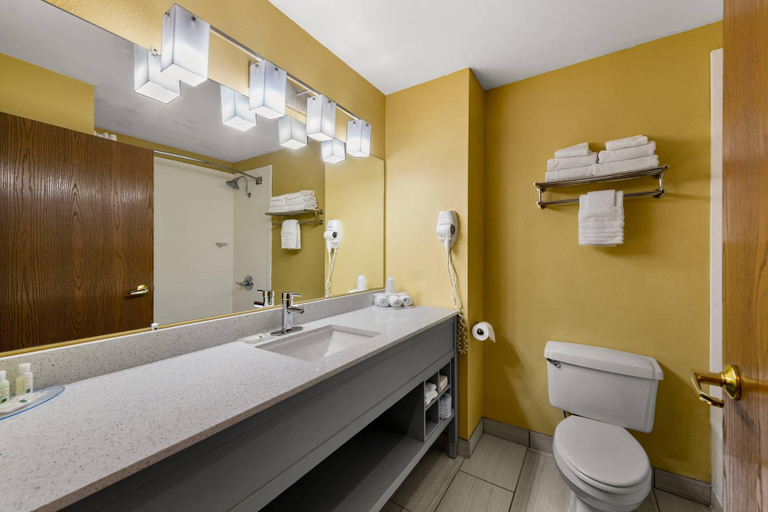 Bathroom 4, Quality Inn Warrensburg, Johnson