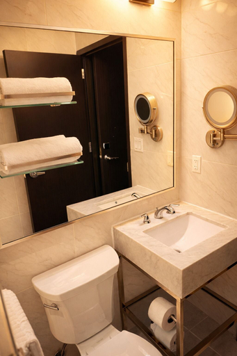Bathroom 4, Hotel Mirage Brooklyn, New York