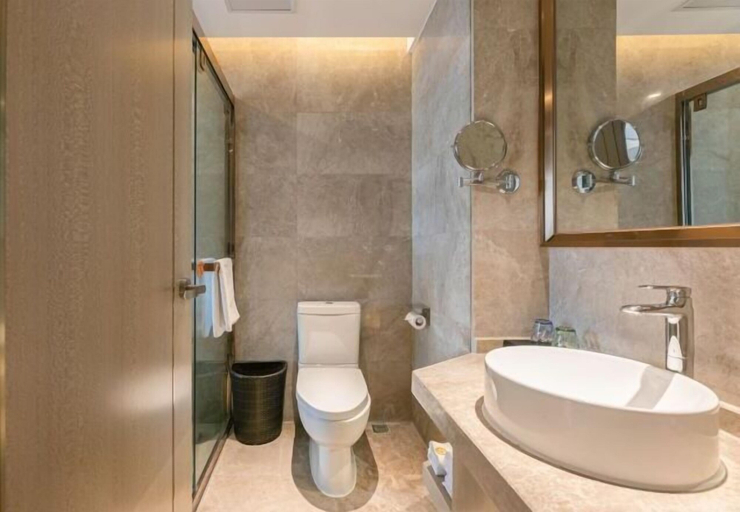 Bathroom 2, Mingwu Jiuzun Hotel, Mianyang