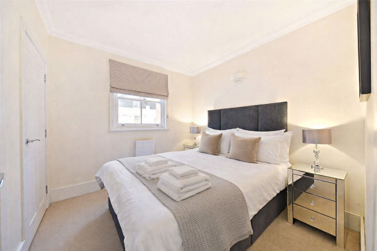 Bedroom, New Oxford Street Central Apartment, London