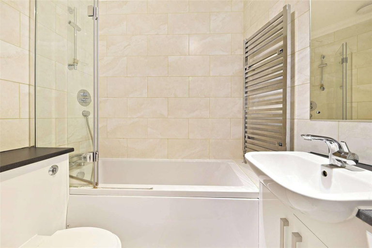 Bathroom, New Oxford Street Central Apartment, London