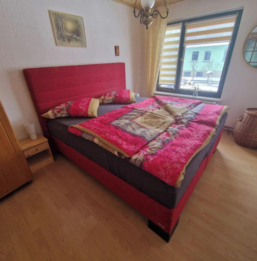 Bedroom 5, Gemutliches Ferienhaus mit Pool in Blankenburg, Harz