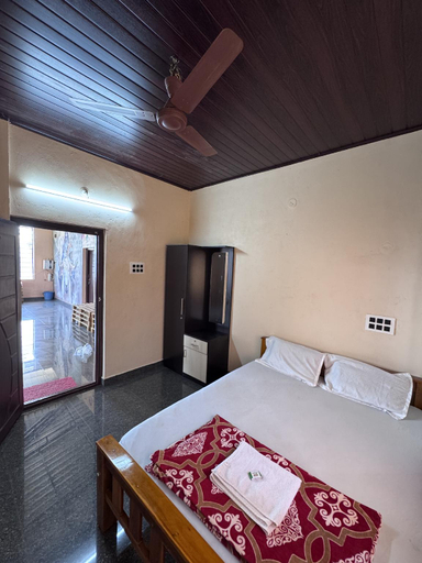 Bedroom 1, Aikya Homestay Gokarna, Uttara Kannada