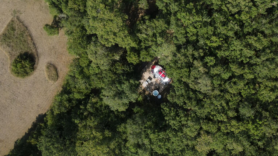 Aerial view, Les Bois de Morphée, Lot