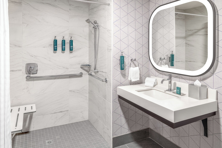 Bathroom 5, DoubleTree by Hilton Owatonna, Steele