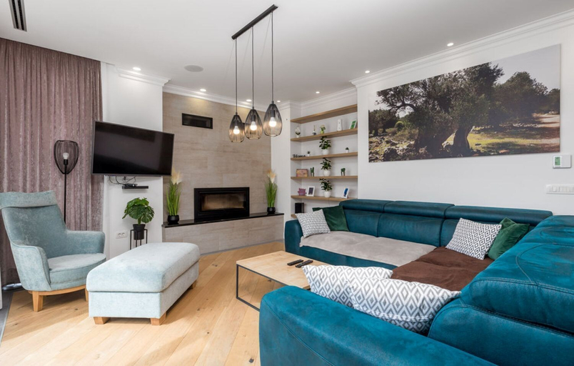Living area 3, Villa Oblica, Novalja