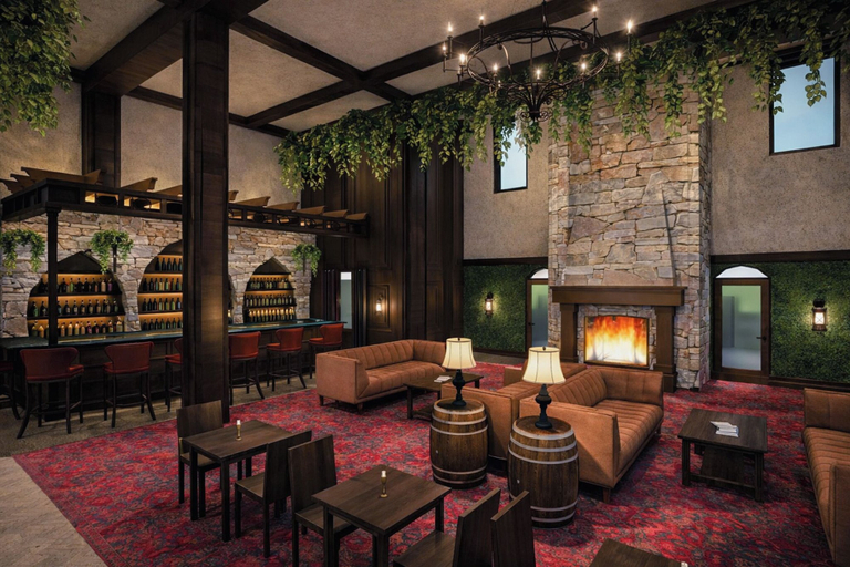 Lobby lounge 3, Dellshire Resort, Sauk