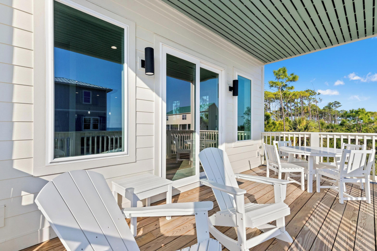 Balcony 2, Pet Friendly Beach House - Bella View, Gulf