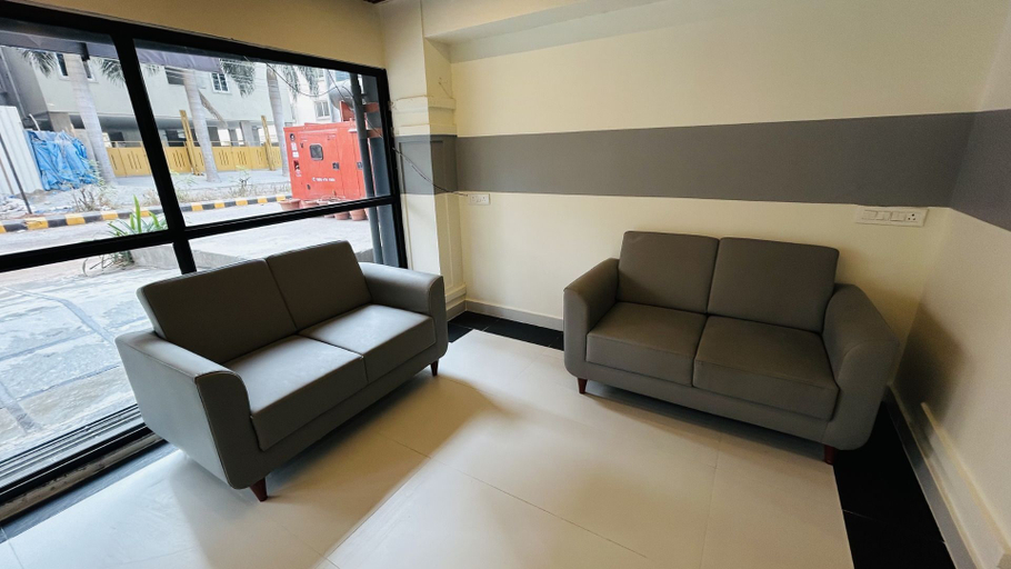 Living area 2, V Check Inn, Hyderabad