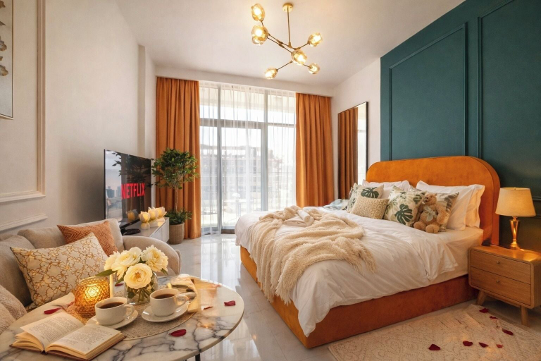 Room 4, Luxury Studio with Pool and Parking, Dubai