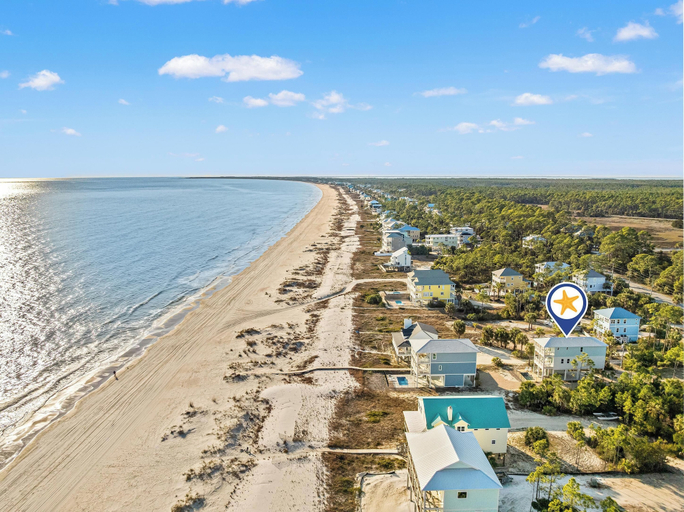 Aerial view 5, Pet Friendly Beach House - Bella View, Gulf