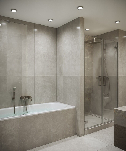 Bathroom 3, Donatello Boutique Hotel, Almaty