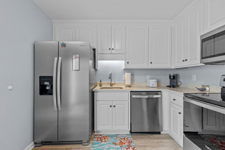 Private kitchen 3, Anchors Away Unit 1 2 Bedroom Duplex by RedAwning, Carteret