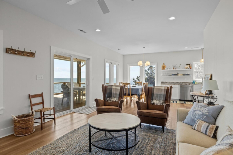 Living area 2, Banks' Haven 3 Bedroom Home, Carteret