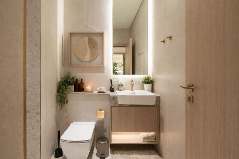 Bathroom 5, Luxury Apartment - Private Balcony Pool, Dubai
