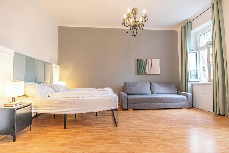 Living area 4, Cozy Apartment with Prater Access, Wien