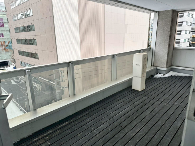 Balcony view, Fierement inn, Sapporo