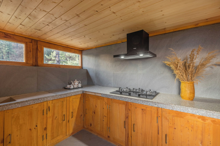 Private kitchen 4, ELIVAAS Skylounge 4 BHK with Garden, Shimla